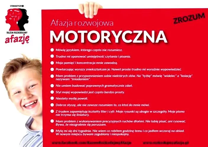 Afazja ruchowa u dzieci