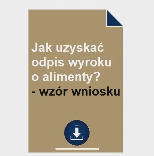 Dowody w sprawie alimentów