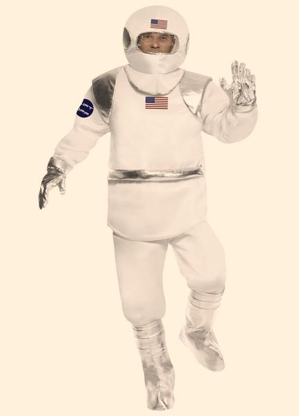 Hełm kosmonauty z materiałów