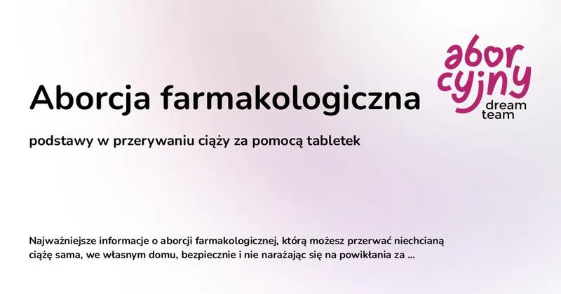 Metody aborcji w Polsce