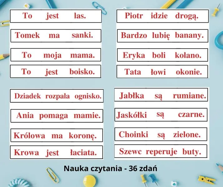 Nauka czytania dla dzieci