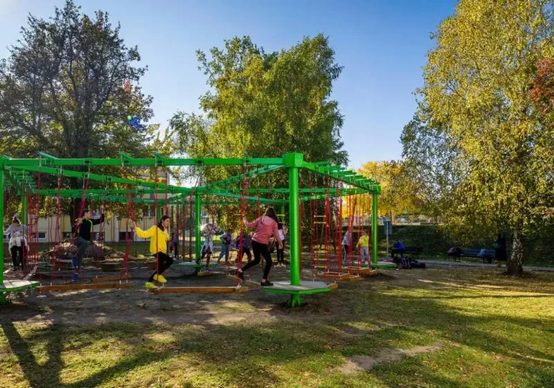 Park linowy Spała