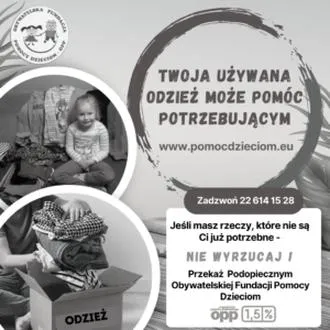 Ubraniowe wsparcie dla dzieci