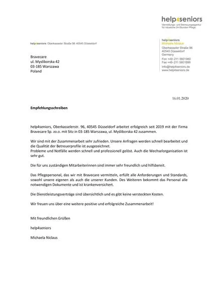 Umiejętności opiekunki