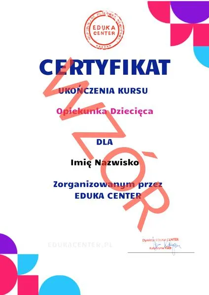 Wymagania dla opiekunek